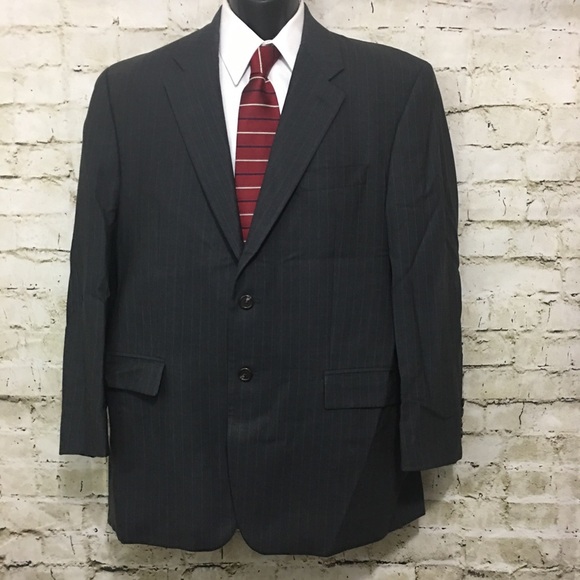 Lauren Ralph Lauren Wool Charcoal Blazer Size 42R - Picture 1 of 6